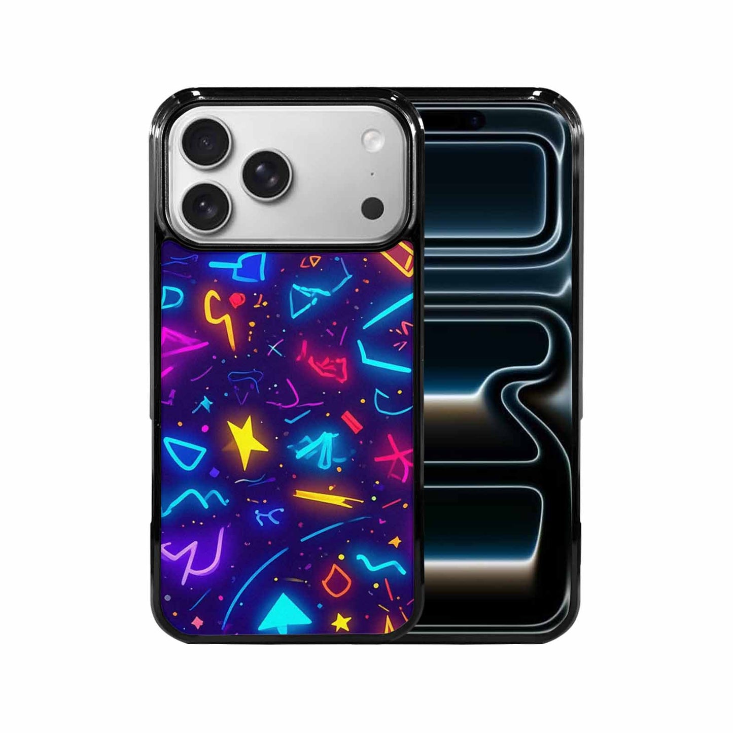 iPhone 17 Pro Max Case — Retro Motif Retro Motifs Pyz Retro, Custom Print Case Cover