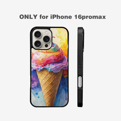 iPhone 16 Pro Max Case — Melting Icecream Collage, Unique Phone Case Design