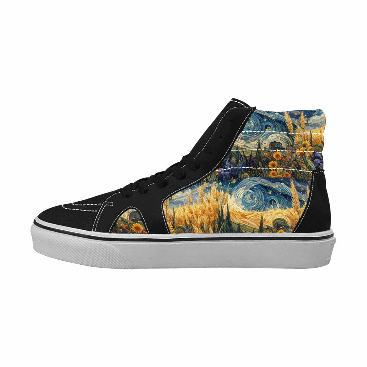 WOMEN'S Blend All Versions High Top Canvas Neon Fantasy Custom Sneakers