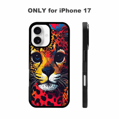 iPhone 17 Case — Leopard Print Skull Seamless Gothic Skulls, Custom Print Case Cover