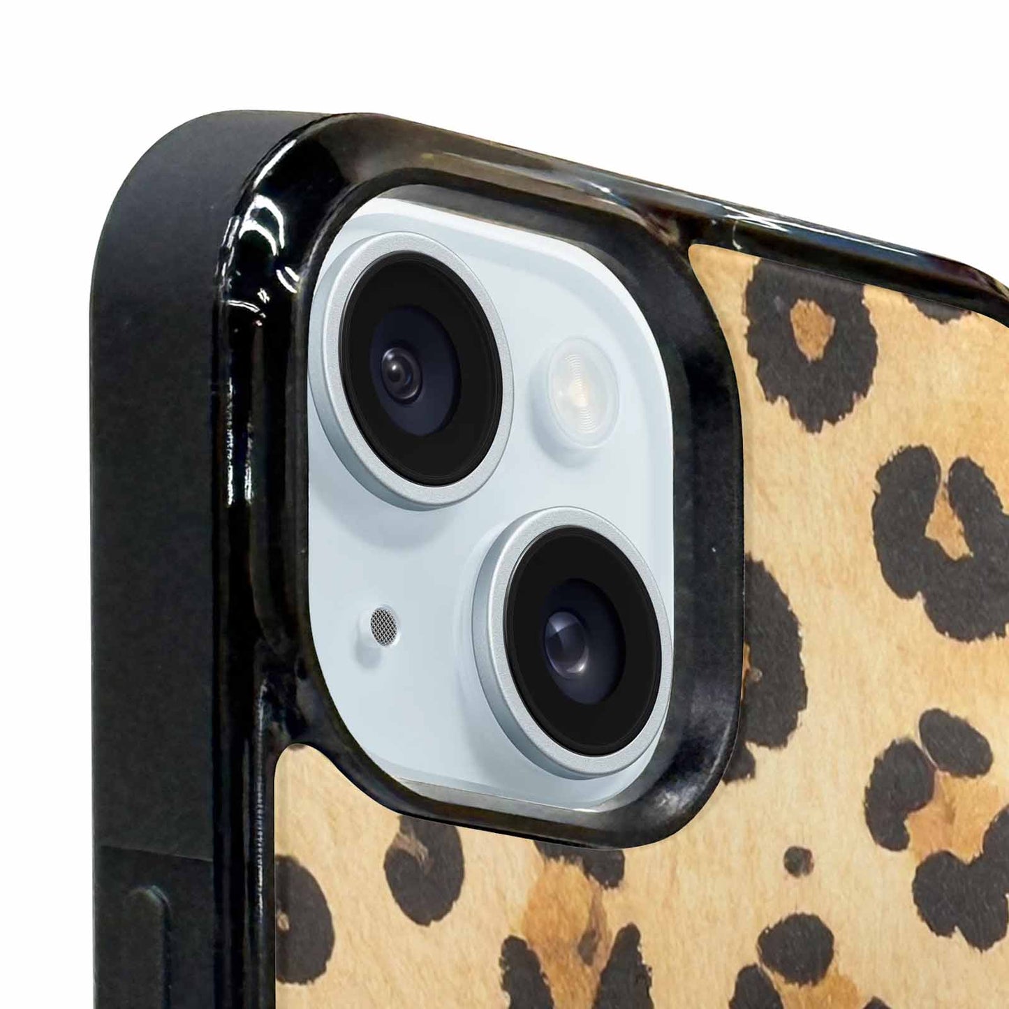 iPhone 15 Plus Case — Cheetah Print Sandy Tan Base With, Custom Print Case Cover