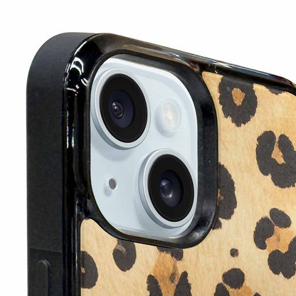 iPhone 15 Plus Case — Cheetah Print Sandy Tan Base With, Custom Print Case Cover