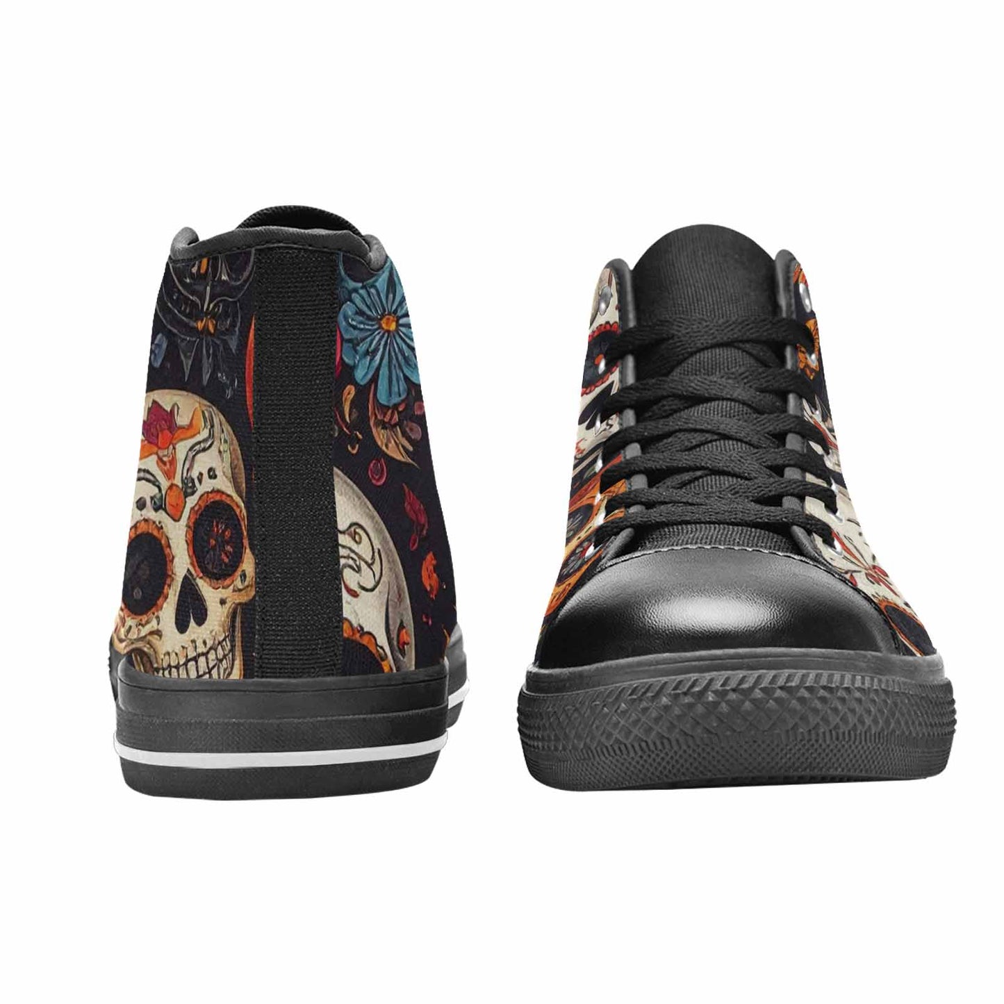 MEN'S Skull High Top Canvas Dreamcore Custom Sneakers