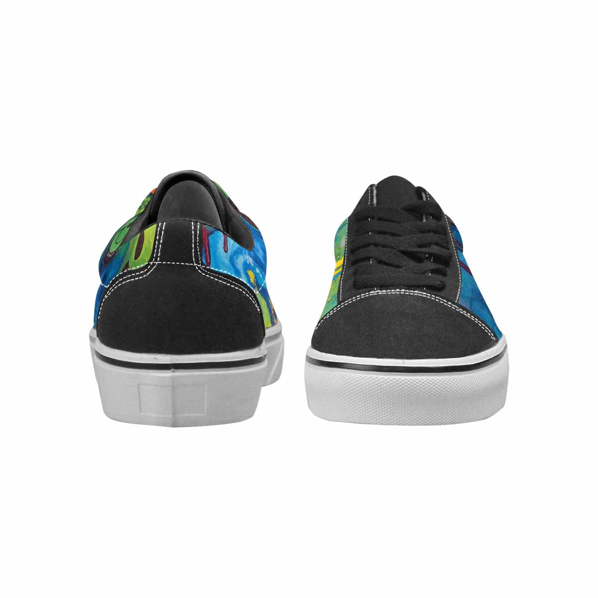 WOMEN'S Smiley Facessmiley Faces  Lace-Up Canvas Surreal Shoes