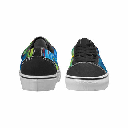 WOMEN'S Smiley Facessmiley Faces  Lace-Up Canvas Surreal Shoes