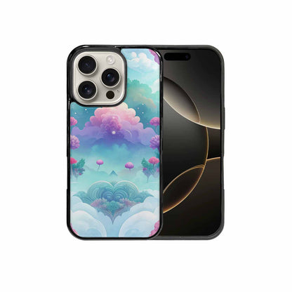 iPhone 16 Pro Case — Surrealist Dreamscape Illustration Pattern, Unique Phone Case Design
