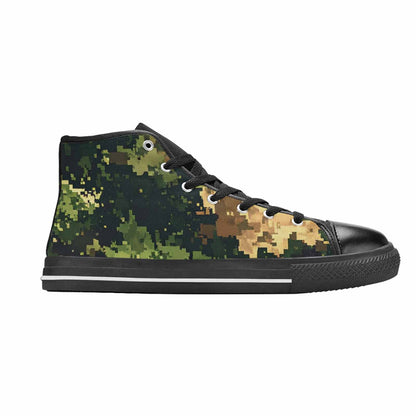 MEN'S Military Camouflage Blotch High Top Canvas Aesthetic Sneakers