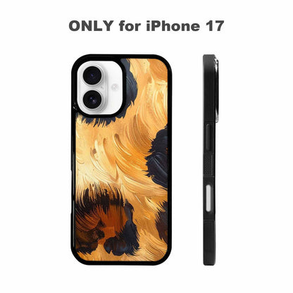 iPhone 17 Case — Leopard Soft Airbrush Gradient Animal Print, Custom Art Phone Cover