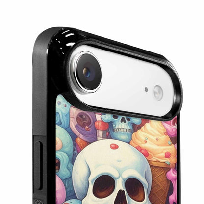 iPhone 17 Air Case — Ice Cream Monsters Skullsmelti Gothic Skulls, Customized Protective Case