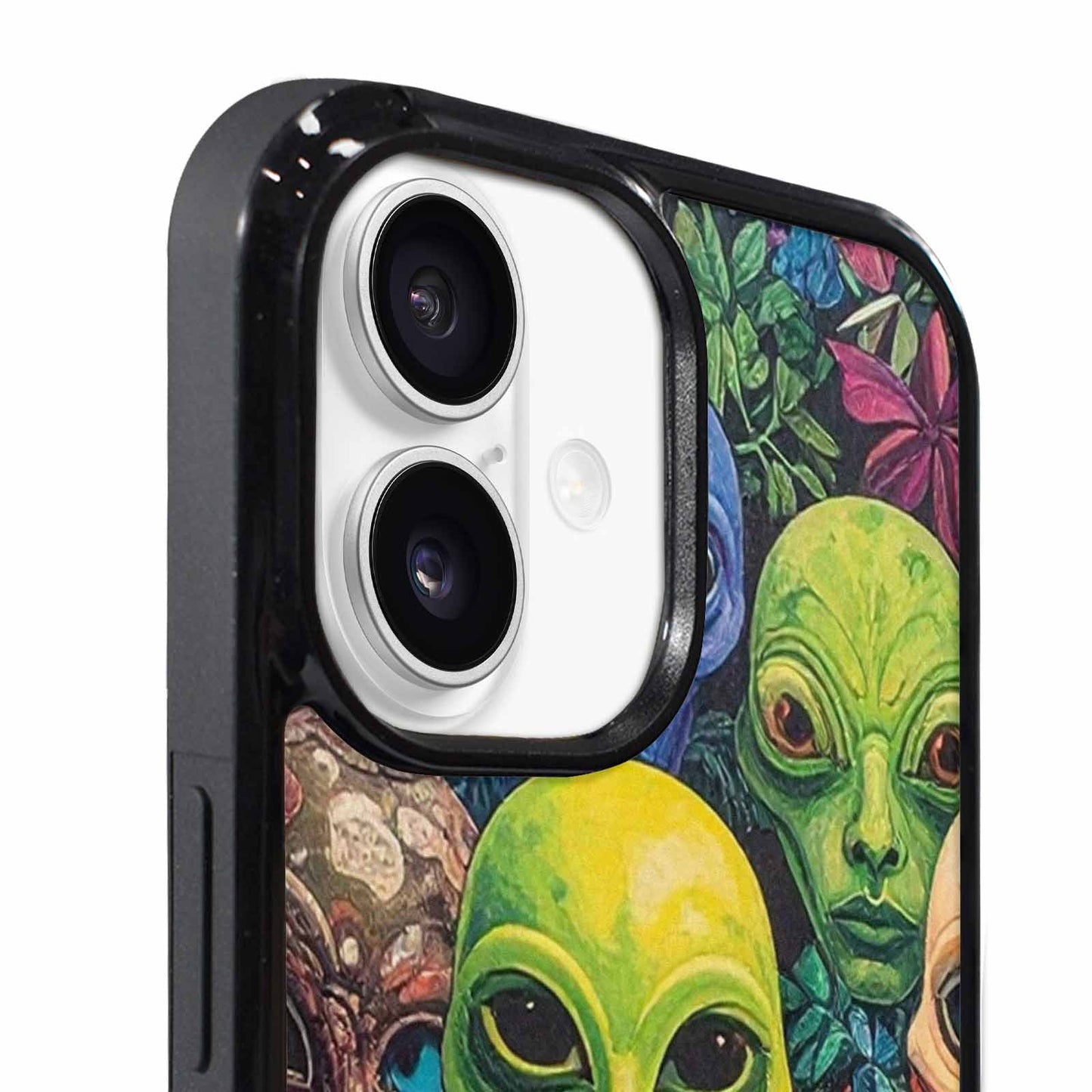 iPhone 17 Case — Aliens Pattern Hundreds Of Alien Scifi, Custom Art Phone Cover