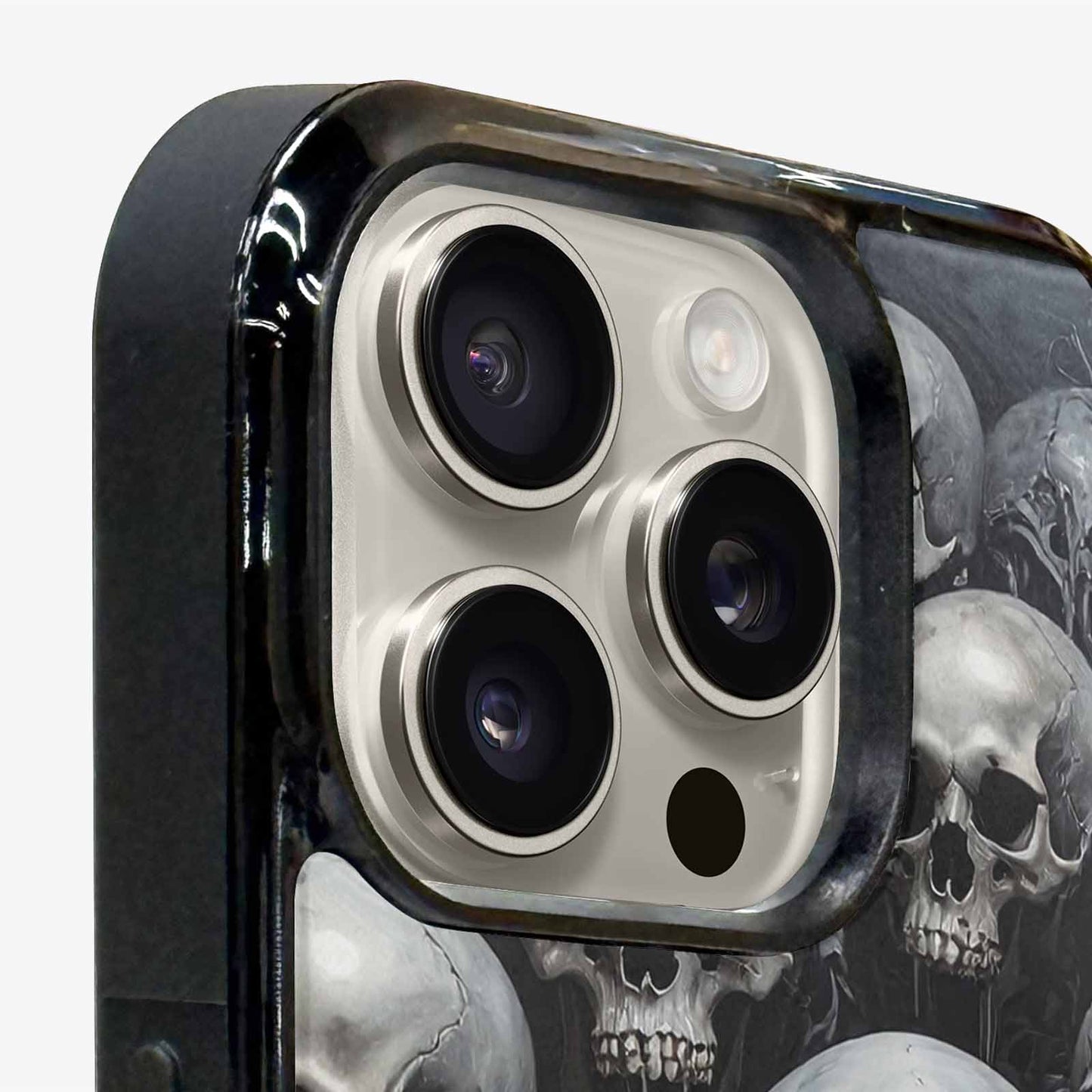 iPhone 16 Pro Max Case — Grey Dark Black And Grey Tones, Personalized Phone Case