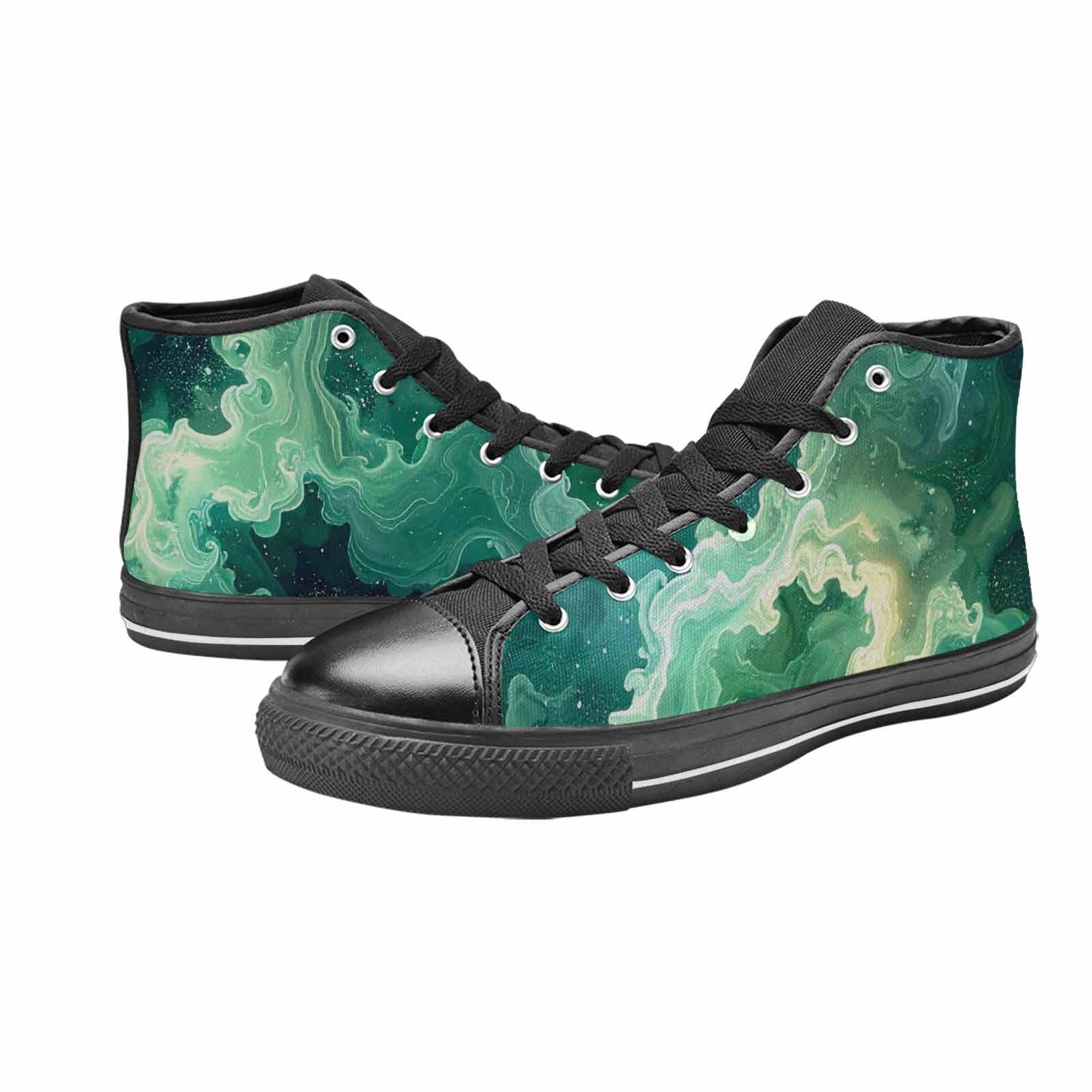 MEN'S Galaxy Art - High Top Canvas Y2K Sneakers