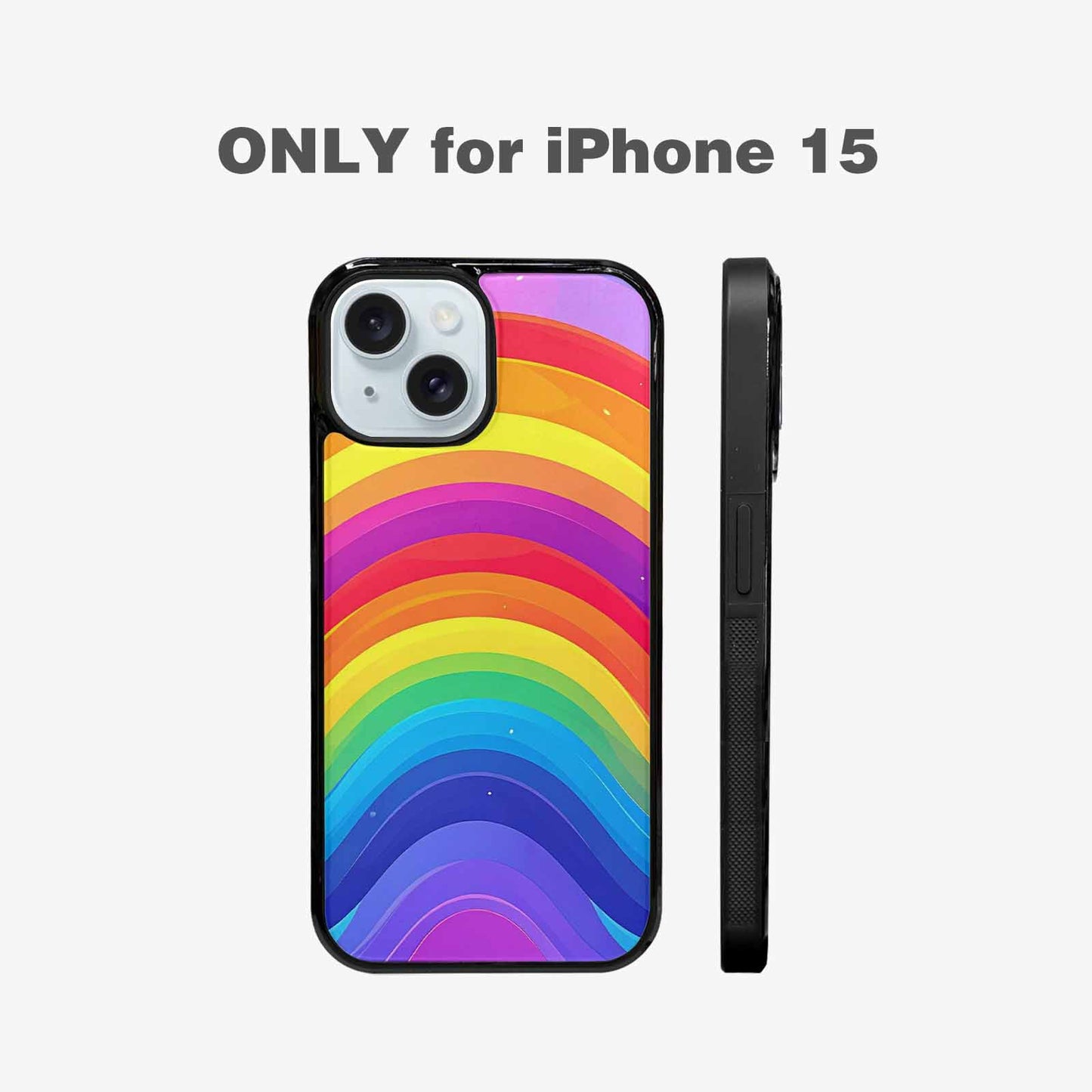 iPhone 15 Case — Rainbow Pride, Custom Phone Case