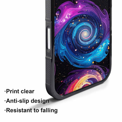 iPhone 17 Air Case — Rose Galaxy Art Seamless Pattern Galaxy, Unique Phone Case Design