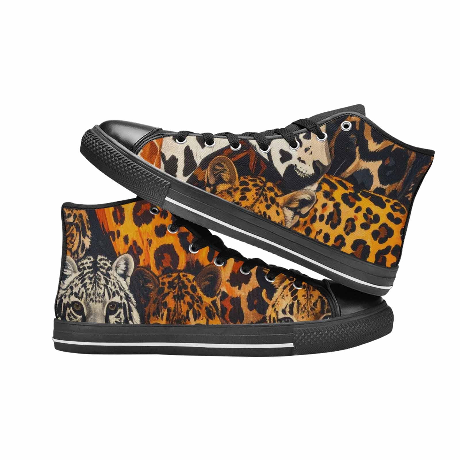 WOMEN'S Animal Print High Top Canvas Y2K Sneakers