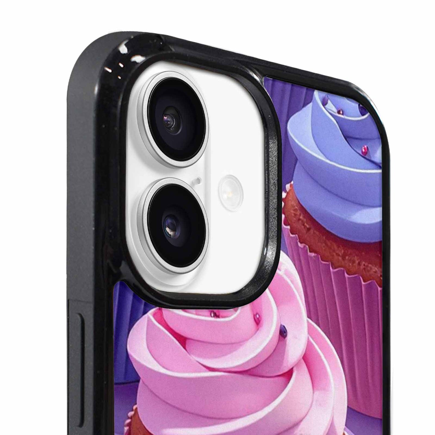iPhone 17 Case — Chrome Retro Cupcake Retro Vintage, Custom Art Phone Cover