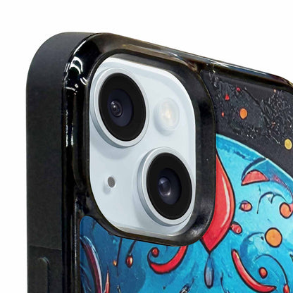 iPhone 15 Plus Case — Graffiti Skull, Unique Phone Case Design