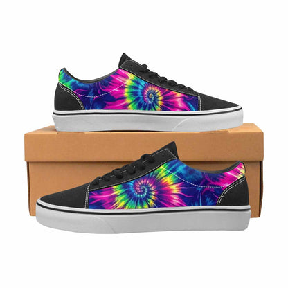 WOMEN'S Tie Dye - Canvas Lace-Up Wallpaper Art Custom Shoes