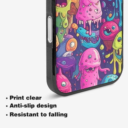 iPhone 16 Case — Melting Ice Cream Monster Charac, Custom Made Phone Cover