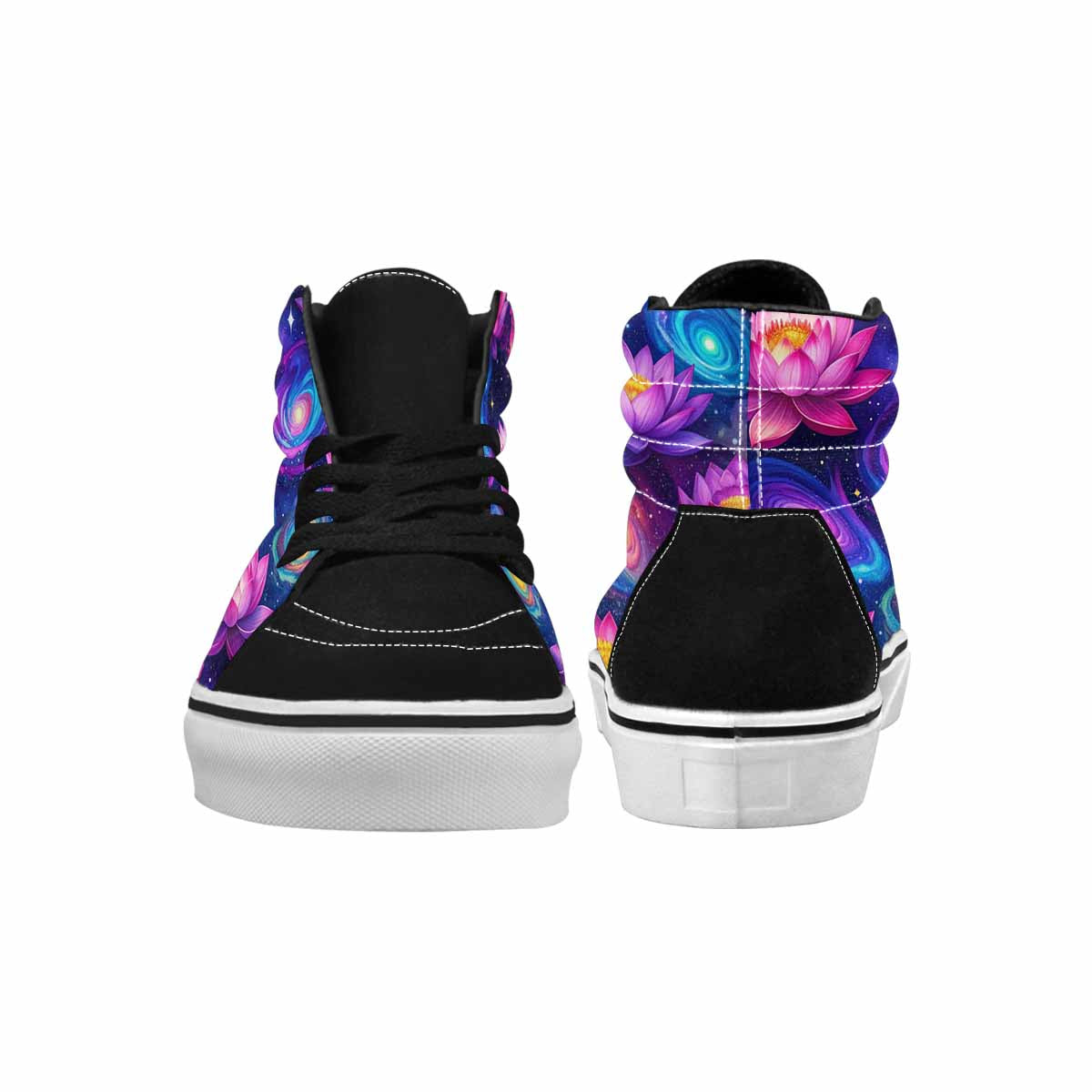 MEN'S Lotus Galaxy High Top Canvas Dark Academia Sneakers