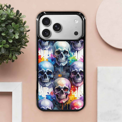 iPhone 17 Pro Max Case — Skull Dark Art Gothic Print Gothic, Custom Printed Phone Case