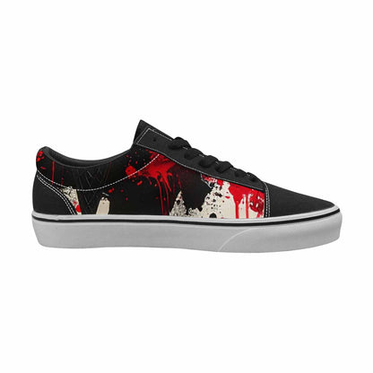WOMEN'S Ice Cream Motif Lace-Up Canvas Dreamcore Custom Shoes
