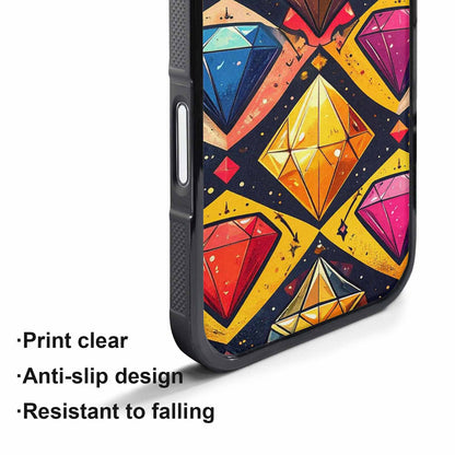 iPhone 17 Pro Max Case — Vintage Summer Diamond Retro Vintage, Custom Print Case Cover