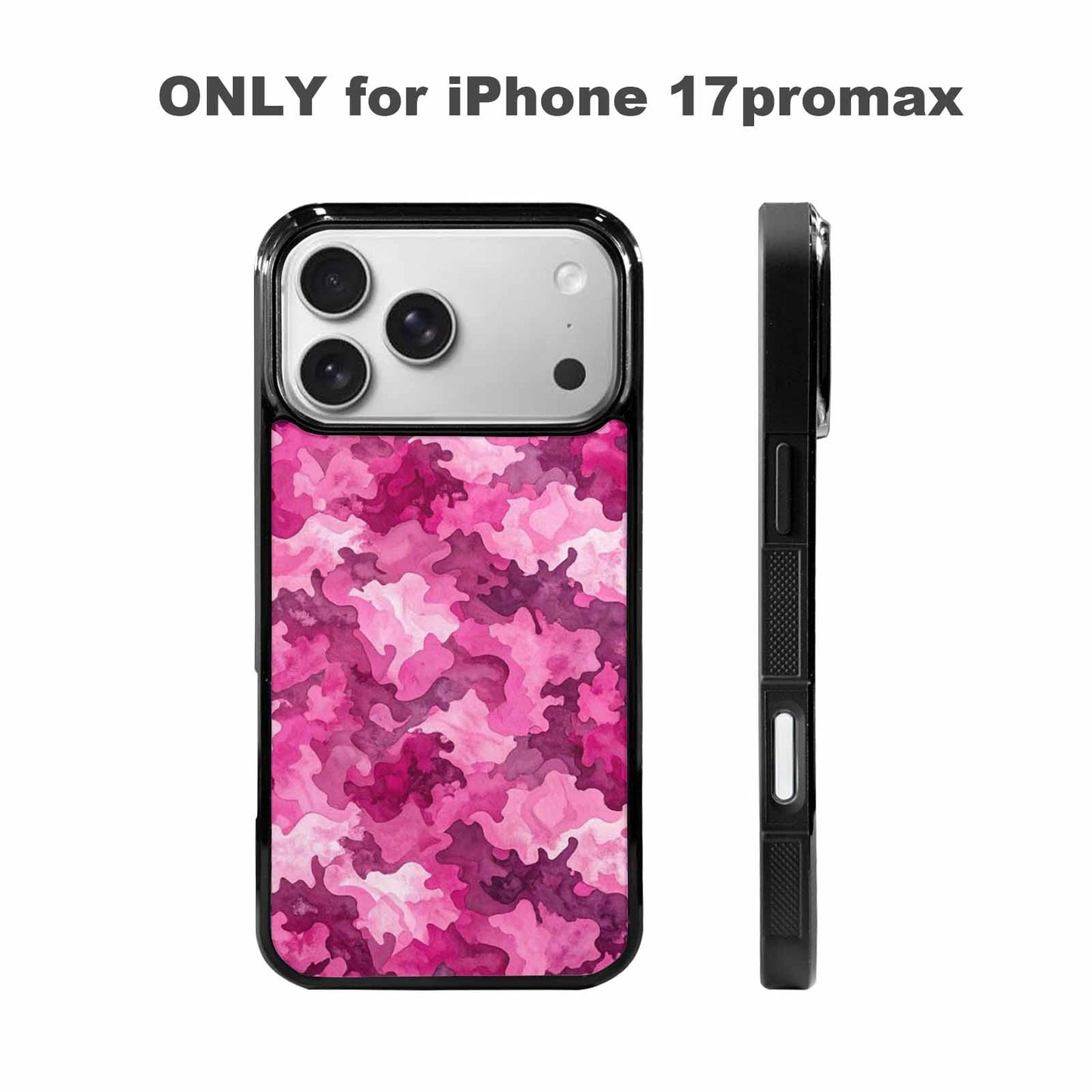 iPhone 17 Pro Max Case — Small Military Camouflage Blotch Camo, Personalized Phone Case