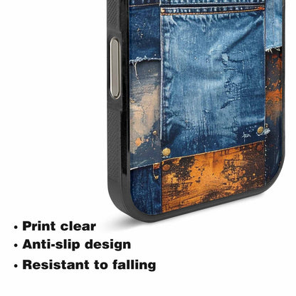 iPhone 16 Pro Case — Curve The Ripping Demin Tectures For, Custom Print Case Cover