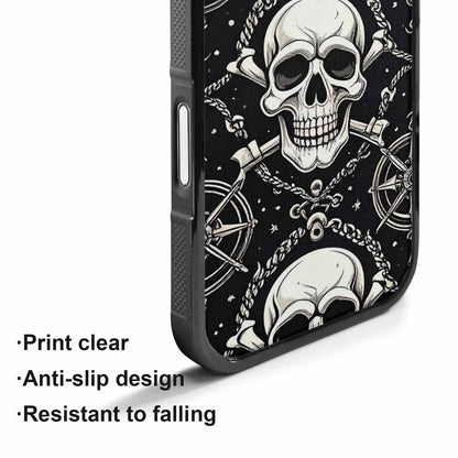 iPhone 17 Case — Skull And Crossbones Pirate Gothic Skulls, Custom Made Phone Cover