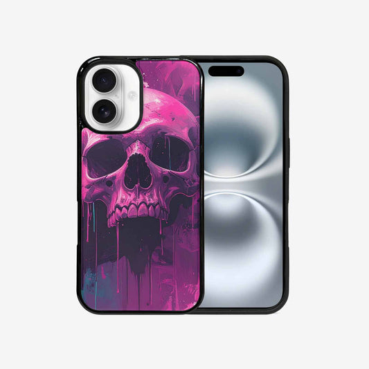 iPhone 16 Case — 1000\'s Of Skulls Overlapping Each Other, Customized Protective Case