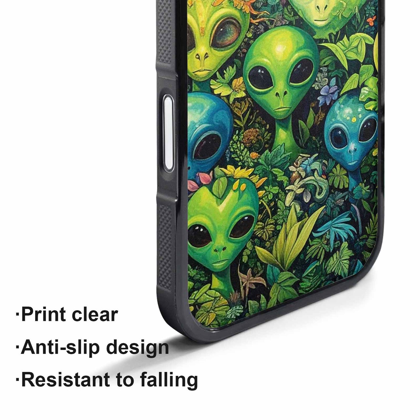 iPhone 17 Air Case — Aliens Pattern Hundreds Of Sma Alien, Custom Print Case Cover