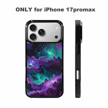 iPhone 17 Pro Max Case — Seamless Tileable Pattern Of Galaxy Space, Original Design Phone Case