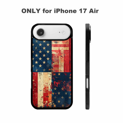 iPhone 17 Air Case — Small American Flag Stars And Galaxy, Custom Printed Phone Case