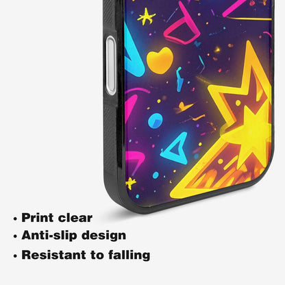 iPhone 16 Plus Case — 80s Retro Motif 80s Retro Motifs, Custom Print Case Cover