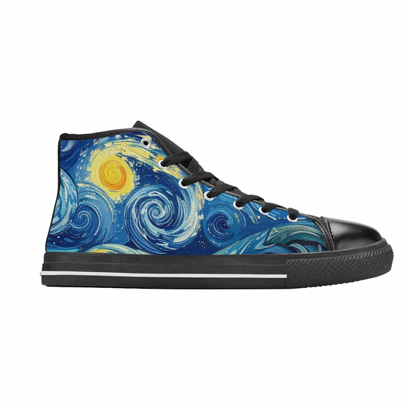MEN'S Blend All Versions High Top Canvas Grunge Custom Shoes