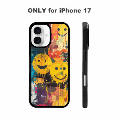 iPhone 17 Case — Smiley Faces Camosmiley Faces Camo, Personalized Phone Case