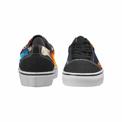 WOMEN'S Skulls (general) Skulls Lace-Up Canvas Dreamlike Custom Shoes