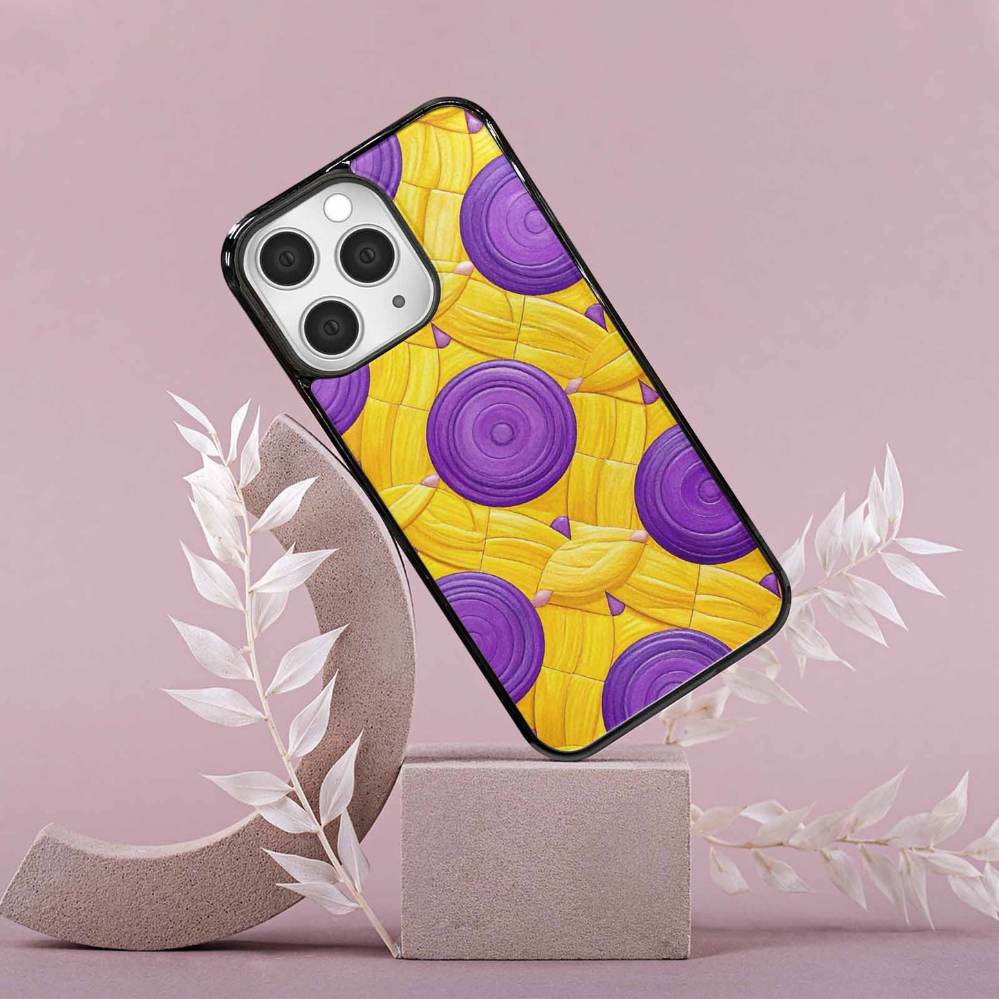 iPhone 15 Pro Max Case — Intersex Flag Color Theme Small Rainbow, Customized Protective Case