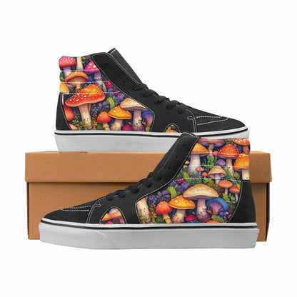WOMEN'S Mushrooms High Top Canvas Unique Print Y2K Custom Print Sneakers