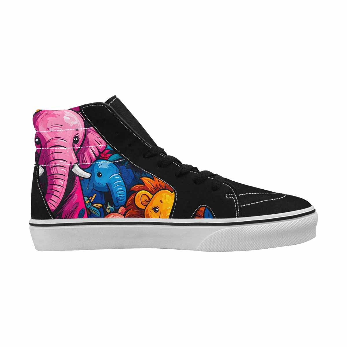 WOMEN'S Cartoon Animal Characters High Top Canvas Cottagecore Custom Shoes