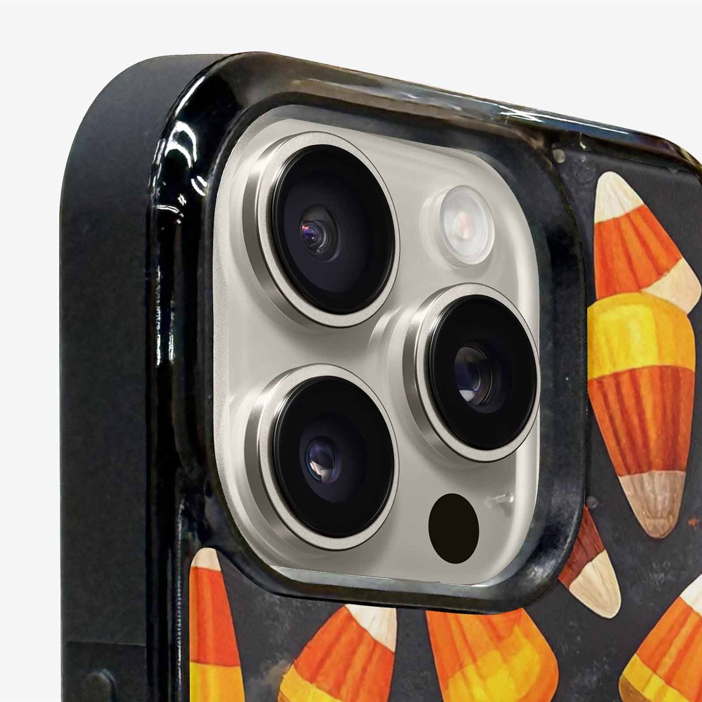 iPhone 16 Pro Case — Halloween Candy Corn Custom, Customized Protective Case