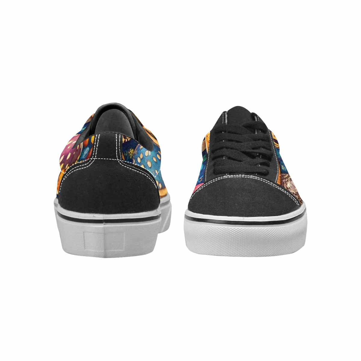 WOMEN'S Mushrooms Lace-Up Canvas Kaleidoscope Sneakers