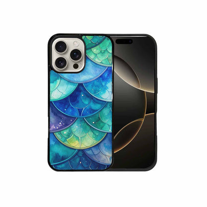 iPhone 16 Pro Max Case — Mermaid Scale, Custom Art Phone Cover