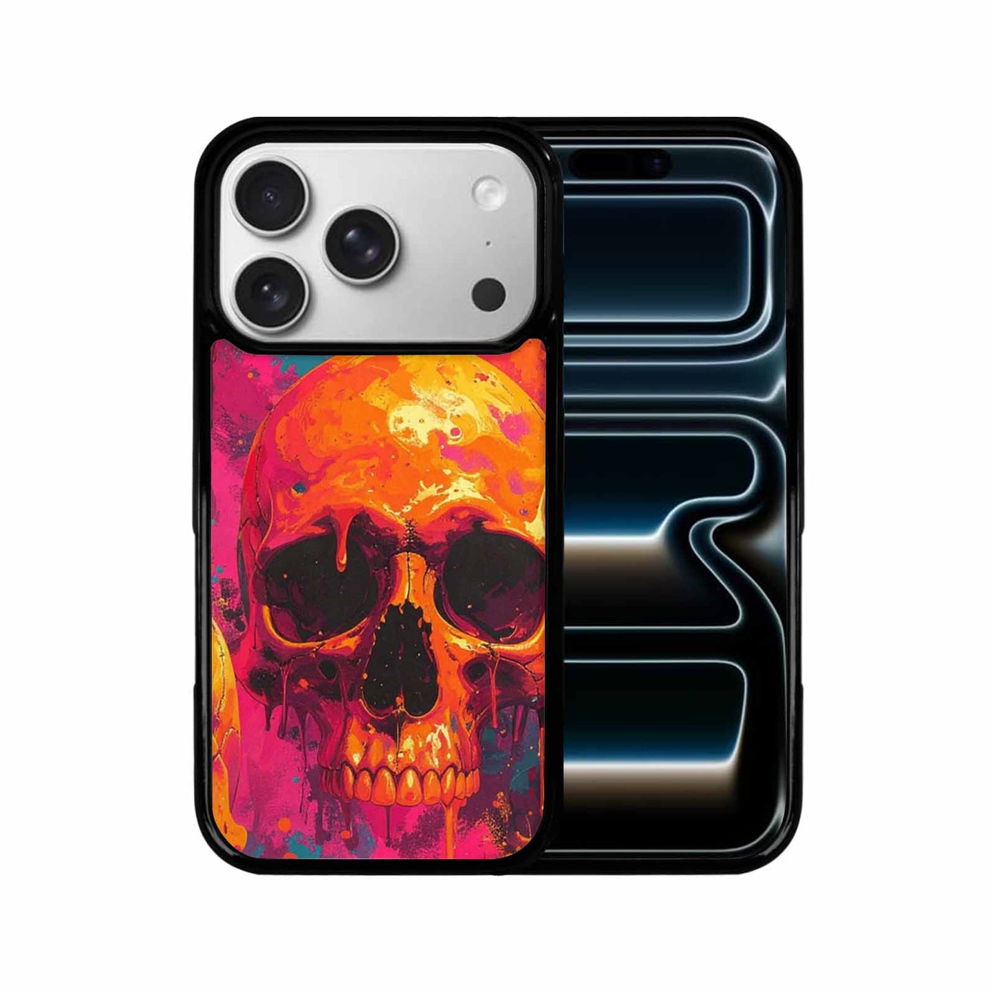 iPhone 17 Pro Case — Seamless Repeating Pattern Of Overlapping Gothic, Custom Made Phone Cover