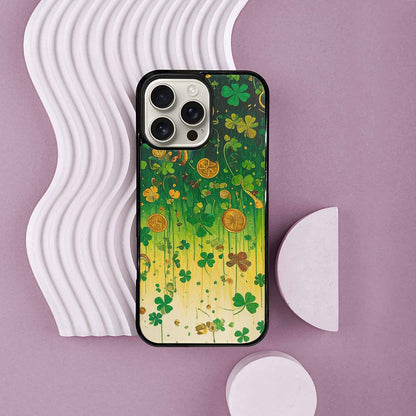 iPhone 16 Pro Max Case — St Patrick\'s Clover St Patrick\'s Clover, Custom Print Case Cover