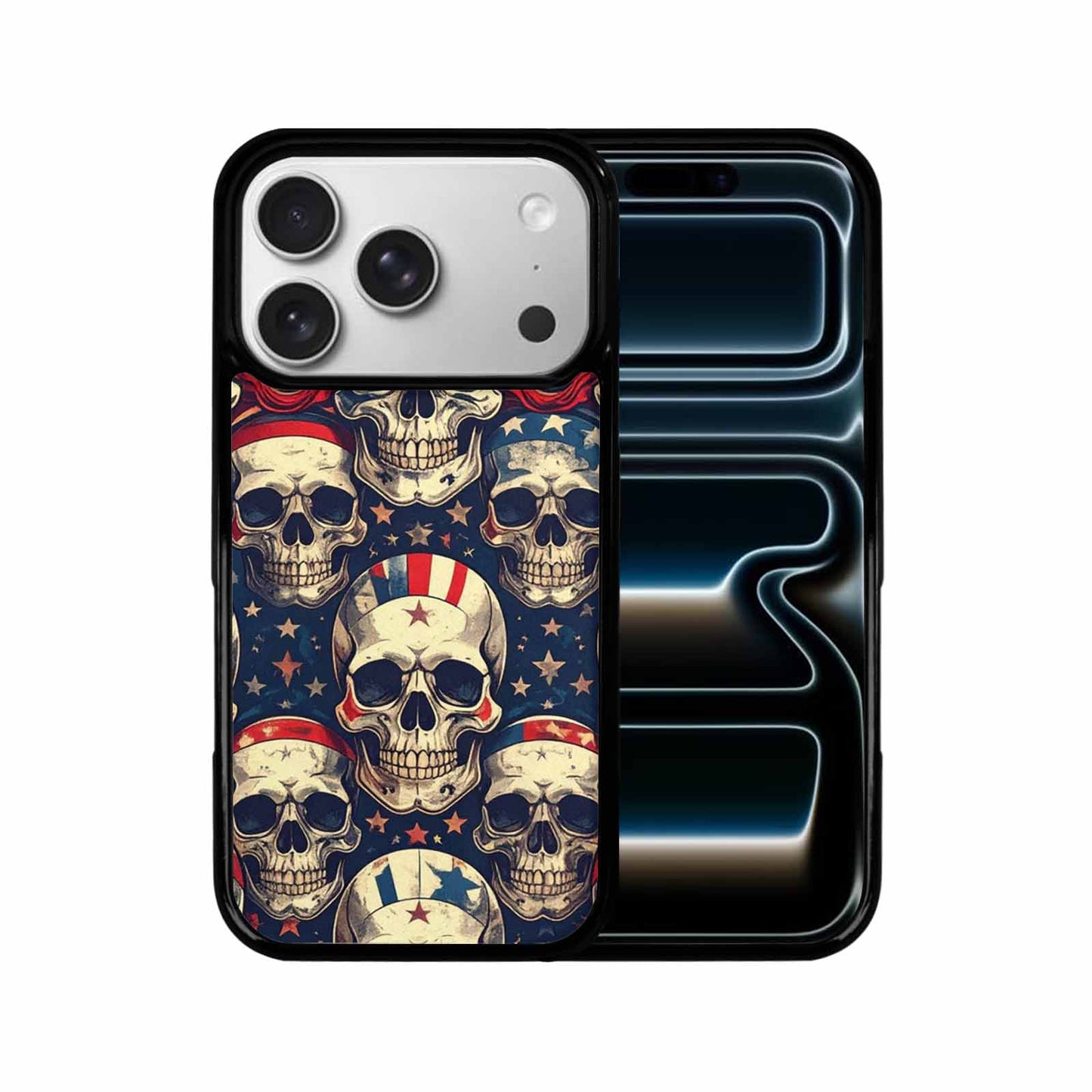 iPhone 17 Pro Case — Skull Dark Art Gothic Print Gothic, Unique Phone Case Design