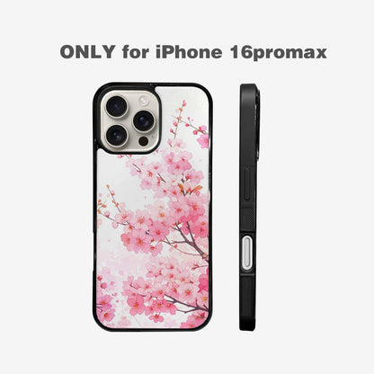 iPhone 16 Pro Max Case — Cherry Blossom Branch Cherry Blo Bir, Custom Designed Case Cover