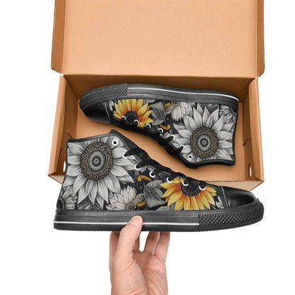 WOMEN'S Sunflower High Top Canvas Grunge Sneakers