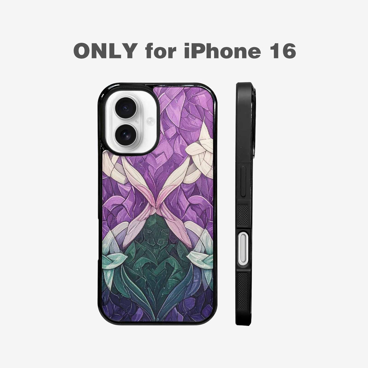 iPhone 16 Case — Genderqueer Flag Color Theme Small Rainbow, Custom Print Case Cover